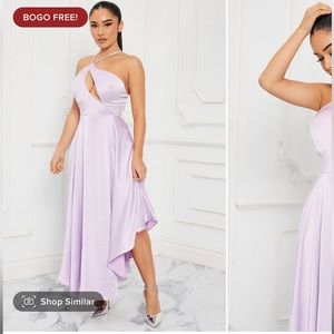 BNWT Kara Satin Maxi Dress - Lavender